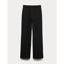 Marks & Spencer Yünlü Düz Paça Pantolon