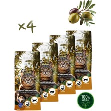 Kedi Kumu Topaklanan Zeytin Çekirdeği Peleti 10 Lt x 4 Adet (Toplam 14-16 kg )