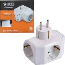 Üçlü Yonca Golyat Priz Viko