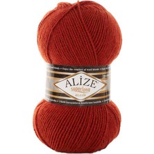 Alize Süperlanaklasik (5 Adet) 36 Taba Rengi El Örgü Ipliği