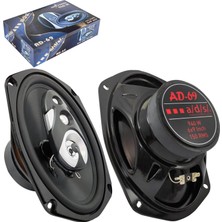 Ads Ad-69 Oto Hoparlör Oval 6x9 Inç 940 Watt (150 Rms) Tweeterli 2 Adet