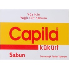 Capila Kükürt 90 G - Yağlı Ciltler Için Kükürtlü ve Katranlı Yüz Sabunu