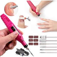 Pazarcan SN-27091 Hız Ayarlı Tırnak Freze Törpü Manikür Pedikür Seti 6 Başlıklı Elektrikli AC220V