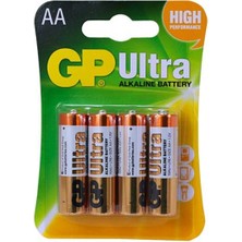 Pazarcan Gp 15AU-2U4 Alkalin Kalem Pil 4 Lü