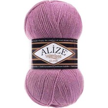 Alize Süperlanaklasik (5 Adet) 28 Gülkurusu Rengi El Örgü Ipliği