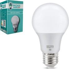 Mosslıght LED Ampul Beyaz 220V 9W 500LM E27