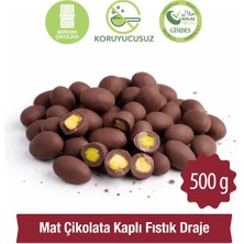 Milat Sütlü Çikolata Kaplı Mat Antep Fıstıklı Draje 500 g