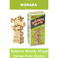 Wonara Premium Board Games - Zeka Eğlence Geliştirici Eğitici Strateji Balance Woody Ahşap Denge Kutu Oyunu