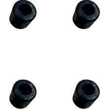 Skygo Baza Stoperi Plastik - 30MM - Sඈyah HKS283 - 4 Adet