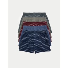 Marks & Spencer 5’li Saf Pamuklu Boxer Seti