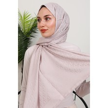 Belis Desen Şal Pudra