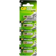 Pazarcan Gp 27A 12V Ince Alarm Pili (5'li Paket)