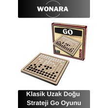 Wonara Premium Board Game - Zeka Geliştirici Eğitici Strateji Küçük Boy Klasik Go Kutu Oyunu