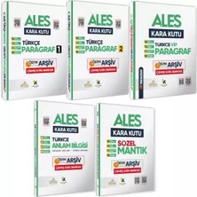 Karakutu Yayınları ALESin Kara Kutusu TÜRKÇE 5li ALTIN SET Konu Özetli Çözümlü ÖSYM ARŞİV Çıkmış Soru Bankası