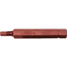 RICO H4 Bits Uç Mıknatıslı Kırmızı 75 x 10 mm