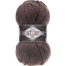 Alize Süperlana Midi (5 Adet) 240 Koyu Bej Renk El Örgü Ipliği