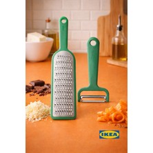 Ikea Ince Gözenekli Paslanmaz Çelik Rende & Soyacak- ( Ikili Set –) Peynir, Çikolata Limon Kabuğu.vs.için)