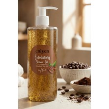 Colyen Arındırıcı Peeling Etkili Duş Jeli Kahve Parçacıklı Canlandırıcı Vücut Şampuanı 385 ml