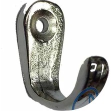 Lounge Tekli Anahtar, Bijuteri, Vitrin, Dekor Askısı - Nikel, 10X18X22 mm