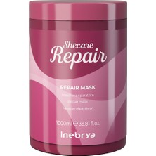 Inebrya Shecare Repair Onarıcı Saç Maskesi 1000 ml | Yıpranmış ve İşlem Görmüş Saçlar İçin