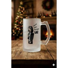 Sartre Art Behzat Ç. Saçma Sapan Konuşma La Tasarımlı Buzlu Cam Bira-Meşrubat Bardağı