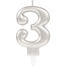 HypAirs 3 Rakam Mum Gümüş Renk