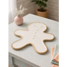 Zensori Gingerbread Formlu Büyük Dekoratif Tabak