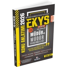 Data Yayınları Dizgi Kitap 2026 Meb Ekys Müdür ve Yardımcılığı Konu Anlatımı 5. Baskı