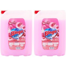 Bingo Soft Gülpembe Hipoalerjenik 50 Yıkama Çamaşır Yumuşatıcısı 5l (2 Paketi)