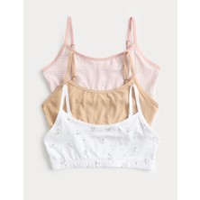 Marks & Spencer 3’lü Pamuklu Crop Atlet Seti (6-16 Yaş)