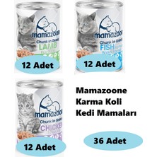 Mamazoone Karma Koli Kedi Mamaları 36 Adet
