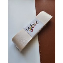 Ulutaş Marka Grogren Kurdele 4 cm 10 Metre Krem
