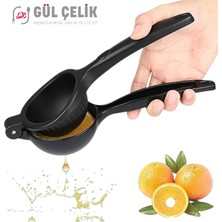 Osmey Gerçek Döküm Lüks Limon Sıkacağı 23CM Naranciye Sıkıcı Kaseli Paslanmaz Limon Sıkıcak