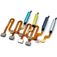 Genos Pocophone M4 Pro Ile Uyumlu Tuş Parmak Izi Okuyucu Film Flex Mavi