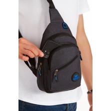 Sannora Bags Unisex Su Geçirmez Çapraz Askılı Bel Omuz Göğüs ve Spor Çanta Günlük Bodybag