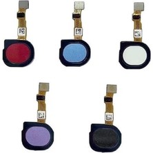 Genos Samsung Galaxy A11 A115F Ile Uyumlu Parmak Izi Okuyucu Film Orta Tuş Beyaz