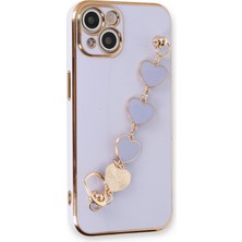 Pazarcan Iphone 14 Kılıf Esila Silikon - Lila