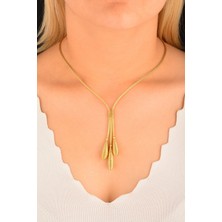 CEBECİ Cebeci 14 Ayar Hasır Damla Altın Gerdanlık