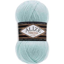 Alize Süperlanaklasik(5 Adet) 514 Buz Mavisi Renk El Örgü Ipliği