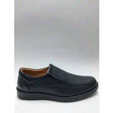 Retto Hakiki Deri Bağcıksız Ortopedik Kauçuk Tabanlı 38-39 Numara Kışlık Erkek Ayakkabı C-9391363RTK