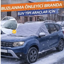 Dokaca Gri, Suv Tipi Araçlarla Uyumlu Buzlanma ve Güneş Önleyici Branda, Her Mevsim Koruma