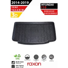 Raxon Hyundai I10 2014-2019 Bagaj Havuzu – 3D Özel Kalıp | Su Geçirmez, Kaymaz