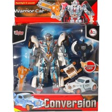 Khi-Zai HW-668-1-2 Işıklı Dönüşebilen Robot Araba -Vardem