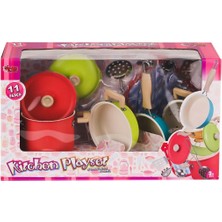 Khi-Zai ATF-3815-7A Renkli Emaye Tencere Tava Seti 11 Parça