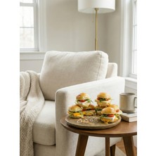 Zensori Mango  Ahşap Yuvarlak Dekoratif Tabak