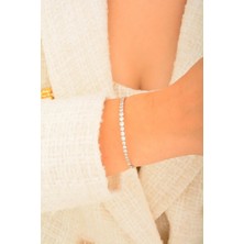 CEBECİ Cebeci 14 Ayar Taşlı Kelepçeli Altın Bilezik