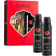 İVRİNDİ Edt 55 ml Kadın Parfümü + 3 Adet 150 ml Deodorant
