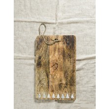 Zensori Mango Ahşap Saplı Kesmee / Sunum Tahtası