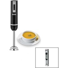 MiraLive Çelik Uçlu Çubuk Blender 300W Dc Motor= 2 Kademe Hız Ayrılır Gövde Ergonomik Tasarım SHB-3180 (4887)