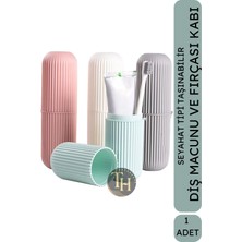 Toptanhane Seyahat Tipi Aksesuar Taşıma Kabı - Gözlük, Diş Fırçası, Diş Macunu, ve Makyaj Fırçası Saklama Taşıma Kutusu